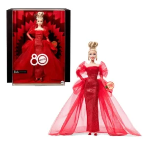 Boneca Articulada - Barbie - Aniversário De 80 Anos - Mattel